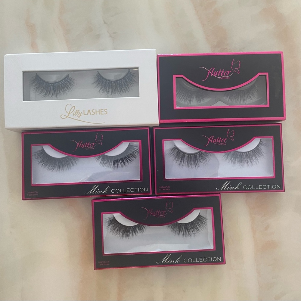 Flutter Lashes Lilly Lashes bundle 5 packages Mink Lashes